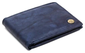 New Men's Genuine Leather Bi-fold Wallet Card Money Holder - Picture 1 of 5