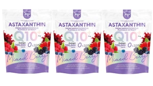 3X Q10 Plus Kollagen gemischt Beere leuchten pflegen hell Haut auf Joji Astaxanthin. - Bild 1 von 8