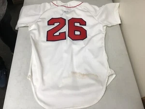 CAMISETA DE CASA WADE BOGGS AUTÉNTICA TALLA 44 BOSTON RED SOX FIRMADA JSA CERTIFICADO DE AUTENTICIDAD AUTOMÁTICO - Imagen 1 de 5