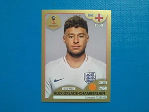 Figurine Panini World Cup Russia 2018 Gold n.583 Alex Oxlade-Chamberlain England - Imagen 1 de 1