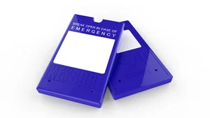 Key Control ... Lock Box ... Key Storage ... by KEYSURE (Set of 2) – Blue - Picture 1 of 5