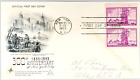 FDC 300th Anniversary Of New York City Art Craft Cachet 1953 2 3c Stamps