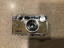 Vintage Photography Argus 35mm Camera with f/3.5 50mm Cintar Lens W Leather Case