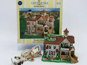 Country School Lighted Porcelain Easter Village House – Jo-Ann Stores 2004 - Picture 1 of 10