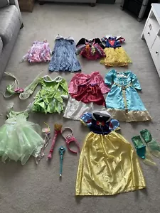 9 X Girls Childs Fancy Dress Princess Costumes Bundle Age 3-4-5-6 Years Bundle - Picture 1 of 11