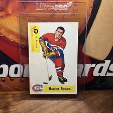 1958-59 Parkhurst Set-Break # 38 Maurice Richard Looks Mint but stain from album