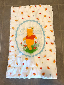 Vintage Sears Winnie The Pooh Baby Blanket Zip Up 