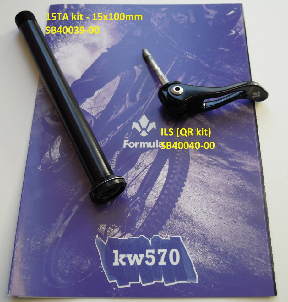 Formula - Perno passante/Thru Axle 15x100m Thirty 3/5 SB40039-00 SB40040-00 -NEW - Immagine 1 di 1