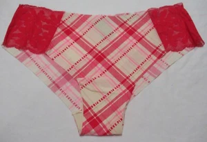 Pink by Victoria's Secret Panty Underwear NO-SHOW LACE TRIM CHEEKSTER Size XL - Picture 1 of 31