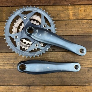Vintage Shimano Deore LX FC-M572 Crank Set 175 mm 104 BCD Triple Rings Cranks - Picture 1 of 14