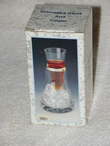 C-Schnapps Shot Glass & Cooler Perfect for any liquor NIB Set of 2 - Picture 1 of 3