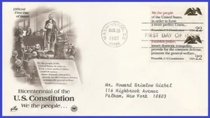 USA5 #2356 ADDR PCS ARTCRAFT FDC STR2 "We The People..." - Bild 1 von 1