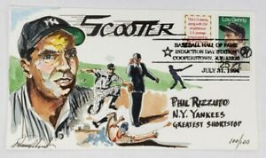 Phil Rizzuto Scooter Wild Horse Cachets Hand Painted FDC 7/31/94 #100/100