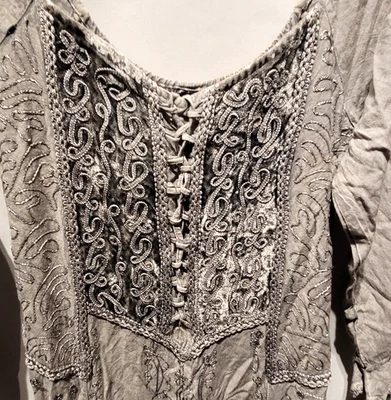 Lost Island Trading - Juliet Renaissance Medieval Costume Maxi Dress Women's XS - Image 1 of 4