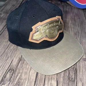 Vintage 1994 Budweiser Hat Cap LIMITED EDITION Metal Emblem Black - Picture 1 of 5