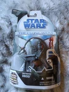 Figura de acción Star Wars Destroyer Droid 17 Droideka 2008 The Clone Wars 3,75" - Imagen 1 de 5