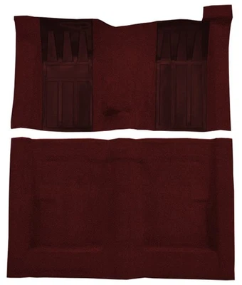 1970-1971 Ford Torino GT 4 Sp with 2 Maroon Inserts Replacement Loop Carpet - Image 1 of 4