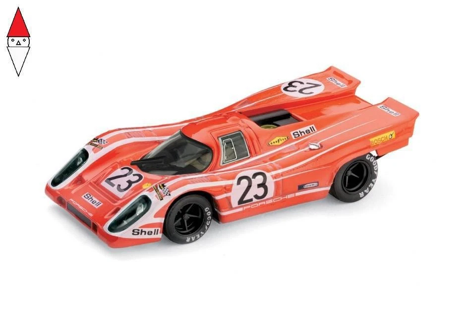 1/43 BRUMM PORSCHE 917K 4.9L TEAM SALZBURG N 23 WINNER 24hLEMANS 1970  RED WHITE - Immagine 1 di 3
