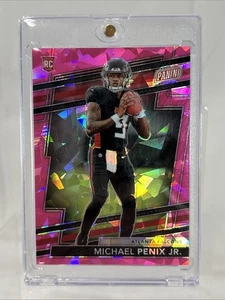 2024 Panini National VIP Gold Packs - Michael Penix Jr. Pink Cracked Ice /88 - Picture 1 of 4