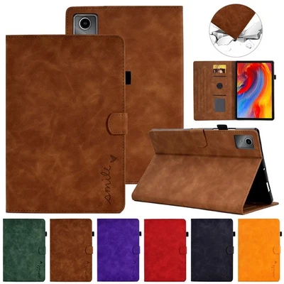 Funda inteligente delgada de cuero con soporte para tablet Lenovo Tab M11 11" 2024 TB330FU Foto 1 de 4
