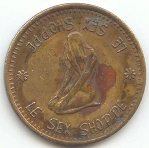 Los Angeles CA, California, Le Sex Shoppe, LA's Finest Adult Reading Token - Picture 1 of 2