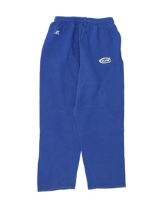 RUSSELL ATHLETIC Mens Tracksuit Trousers Medium Blue Cotton DB25 - Picture 1 of 4