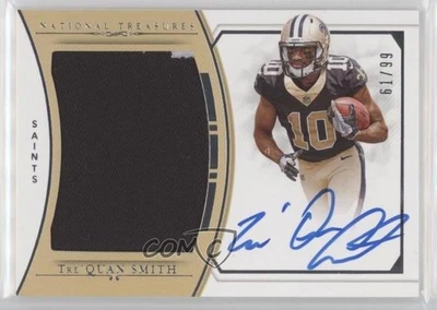 2018 Panini National Treasures /99 Tre'Quan Smith #RMS-TS Auto RC - Image 1 of 2