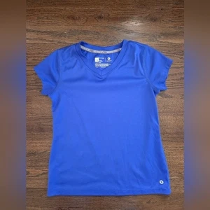 Xersion Girls Small 7/8 Blue Dri-fit Tee - Picture 1 of 6