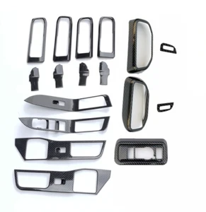 17P For Ford Explorer 2020-2023 Carbon Fiber Interior Accessories Trim Cover Kit - Bild 1 von 8
