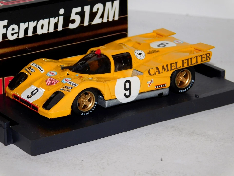 Ferrari 512M #9 Scuderia Francorchamps de Cadenet Le Mans 1971 Brumm S044 1:43 - Imagem 1 de 1