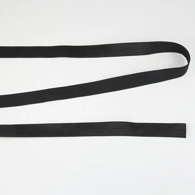 5/8 pulgadas negro plegable elástico 30 yardas Foto 1 de 2