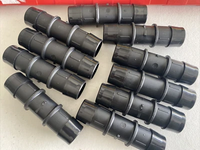 (10ea) ELDON JAMES C0-16BN ACOPLADOR RETO COM 1" ID EM NÁILON PRETO - Imagem 1 de 3