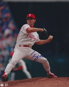 Signed 8x10 TERRY MULHOLLAND Philadelphia Phillies Autographed photo - COA - Picture 1 of 1