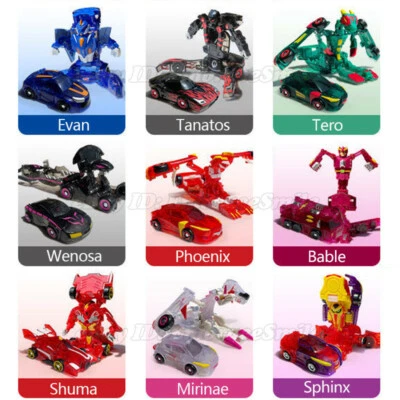 Turning Mecard Transform Robot Mini Car Mecanimal Figure Battle Toy China Ver - Image 1 of 4