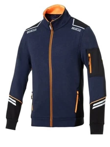Sparco Tech Full Zip Jacket Mechanics Teamwork 6 Colors Sizes: XS-XXXL - Picture 1 of 15