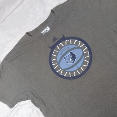 Memphis Grizzlies Shirt Mens 2XL XXL Gray NBA Short Sleeve Tee Casual Unisex XXL - Image 1 of 4