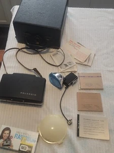 Rare Vintage Polaroid Land Camera Automatic 100 + misc. Accessories, Case, bulbs - Picture 1 of 15