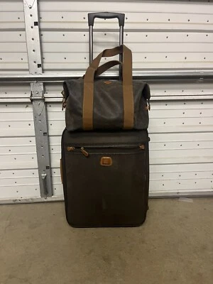 Bric’s Leather Suitcase and Small Duffel Bag - Image 1 of 4