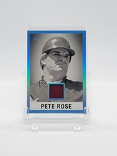 2022 Leaf In the Game Used PETE ROSE Authentic Jersey Relic 4/5 - Reds