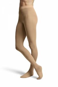 Bloch Contoursoft TO981 Footed Ballet/Dance tights in Bloch Tan