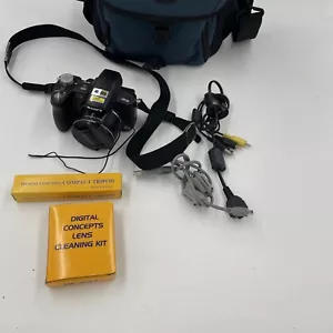 Sony Cyber-shot DSC-H50 9.1MP Digital Camera Black No battery UNTESTED and Bag - Picture 1 of 9