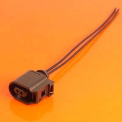 VW Audi VAG Pre Wired Pigtail 6E0 973 702 2 Pin Sealed Connector For ABS Sensor - Image 1 of 4