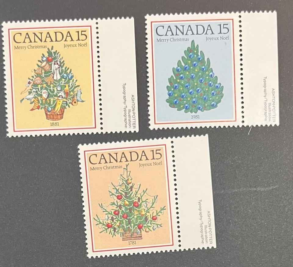CANADA #900-902 Christmas 1981. MNH. 3 Stamps - Image 1 of 1