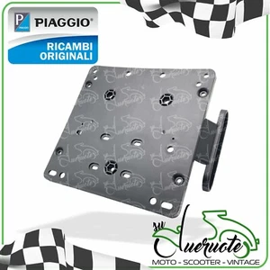 PORTATARGA MOTO SCOOTER PIAGGIO PORTA TARGA POSTERIORE NERO PARASCHIZZI RUOTA - Foto 1 di 2
