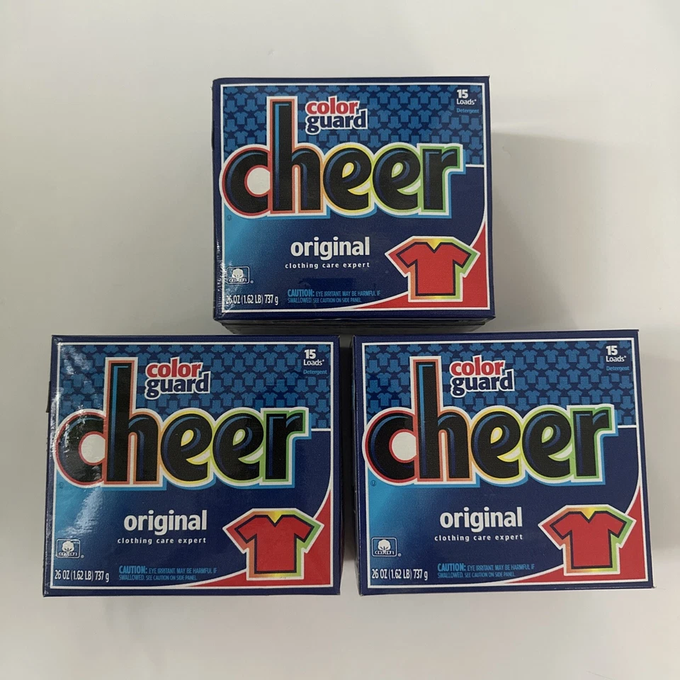 Cheer Color Guard Original Laundry Detergent 2005 26oz Vintage OLDSTOCK