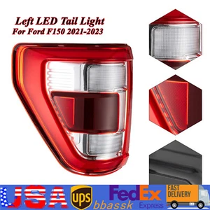 LED Tail Light w/Blind Spot Brake Driver LH Side For Ford F-150 2021-2023 - Foto 1 di 16