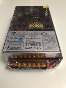 AC 110V-220V to DC 12V 16.5A Switch Power Supply Driver Adapter LED Strip Light - Picture 1 of 7