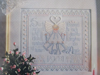 ALMA LYNNE'S PRIVATE COLLECTION ANGEL HEART Counted Cross Stitch SAMPLER CHART - Image 1 of 4