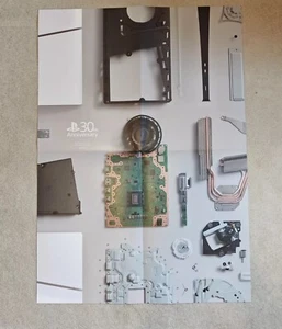 Sony PS5 Playstation 30th Anniversary Limited Edition Poster (includes Folder - Picture 1 of 3