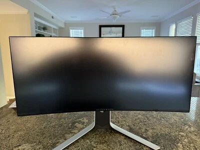 Alienware AW3423DW 34" 175Hz 21:9 Quantum Dot OLED Monitor - White - Image 1 of 4